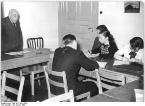 Victor Klemperer bei Vortrag, Humboldt-Uni